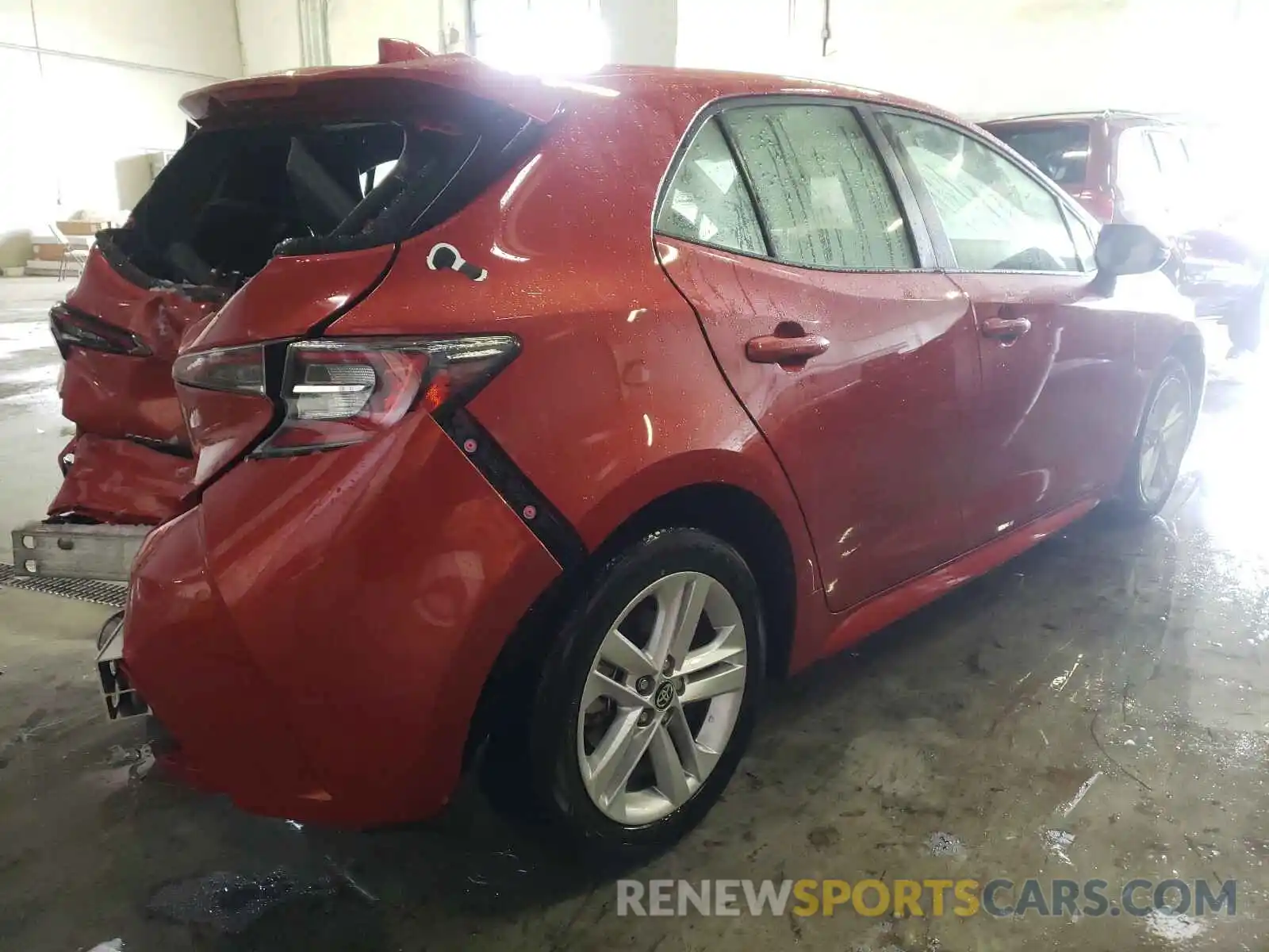 4 Photograph of a damaged car JTNK4RBE2K3036280 TOYOTA COROLLA 2019