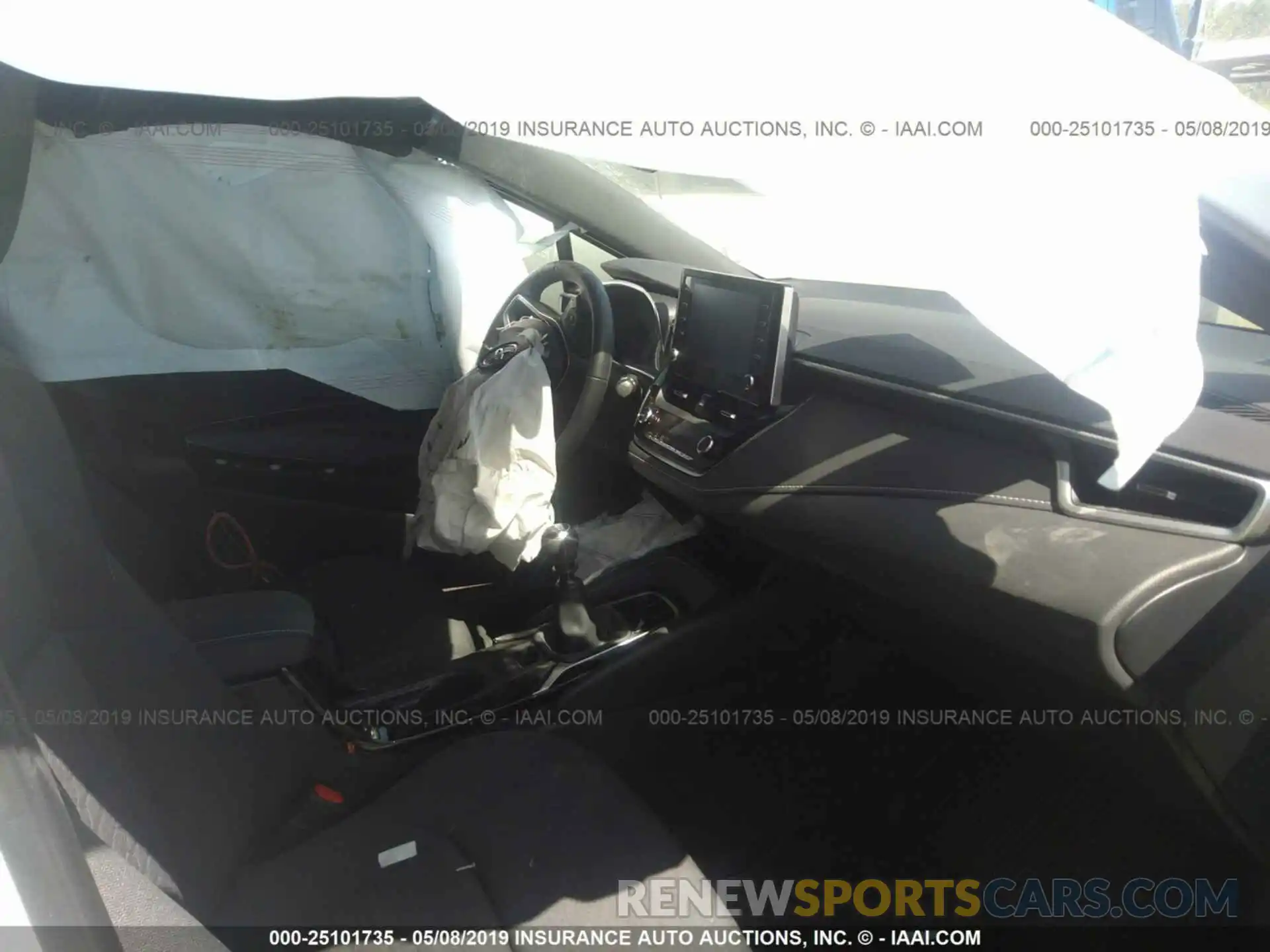 5 Photograph of a damaged car JTNK4RBE2K3038336 TOYOTA COROLLA 2019