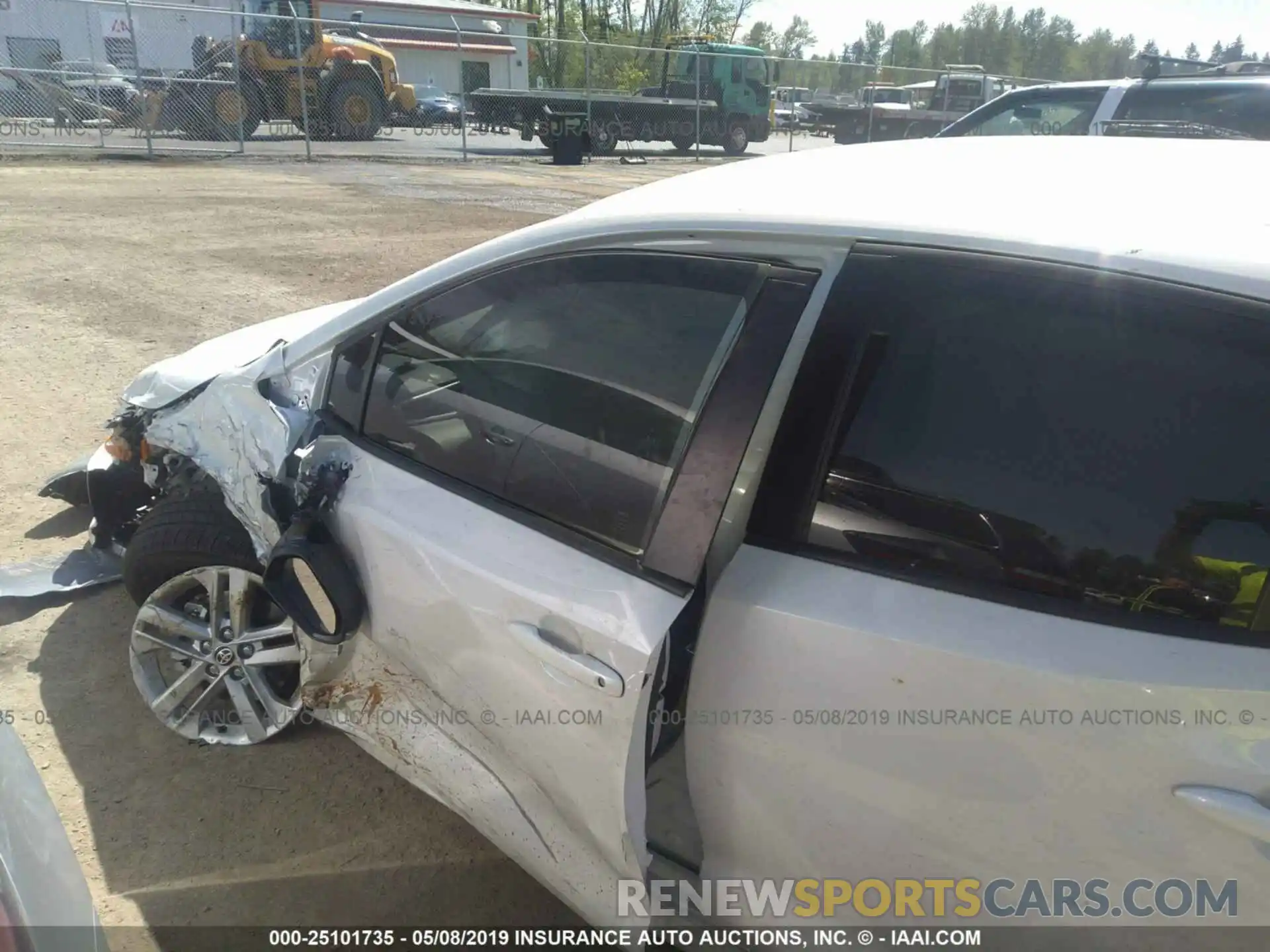 6 Photograph of a damaged car JTNK4RBE2K3038336 TOYOTA COROLLA 2019