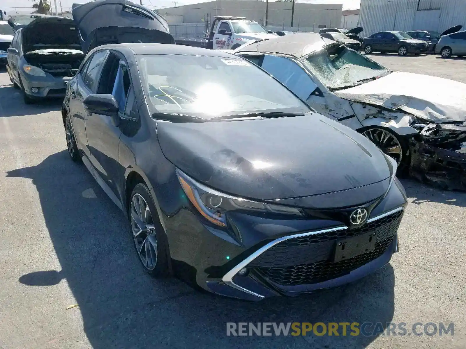 1 Photograph of a damaged car JTNK4RBE2K3039003 TOYOTA COROLLA 2019