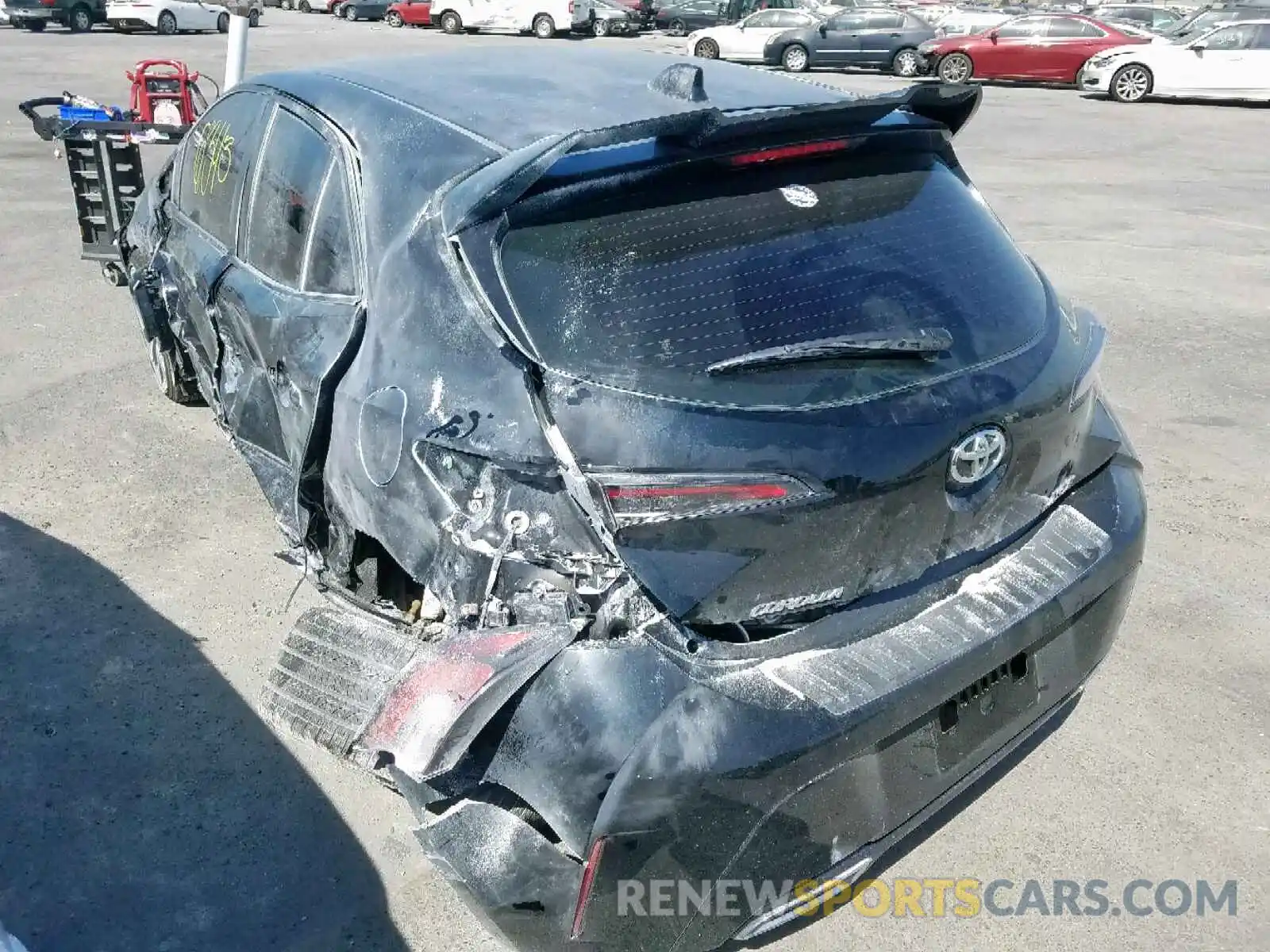 9 Photograph of a damaged car JTNK4RBE2K3039003 TOYOTA COROLLA 2019