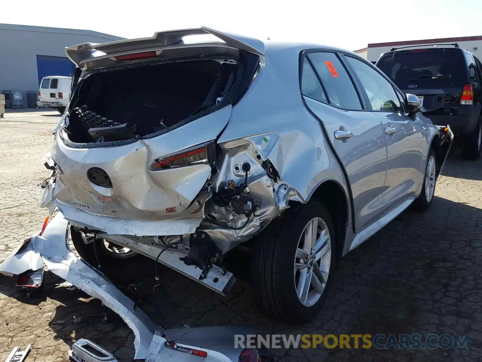 4 Photograph of a damaged car JTNK4RBE2K3039163 TOYOTA COROLLA 2019