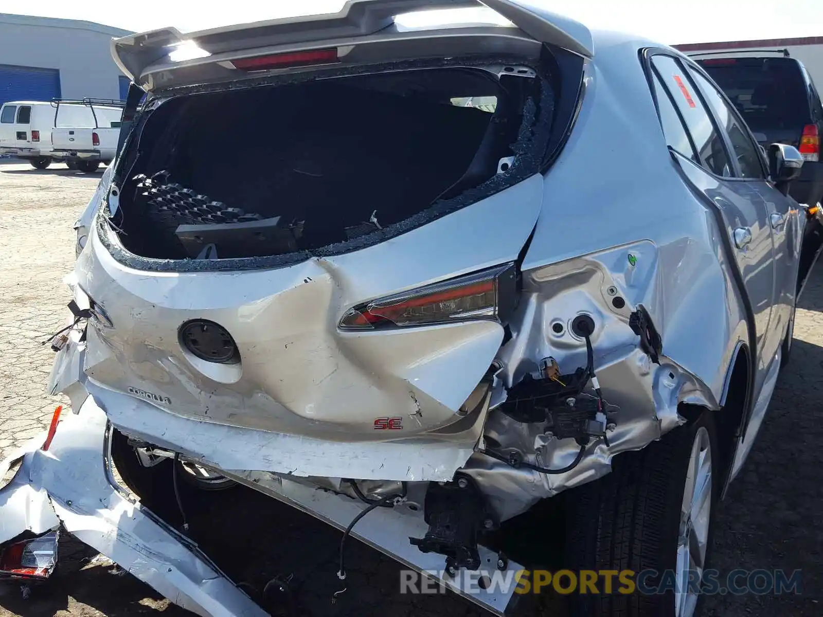 9 Photograph of a damaged car JTNK4RBE2K3039163 TOYOTA COROLLA 2019