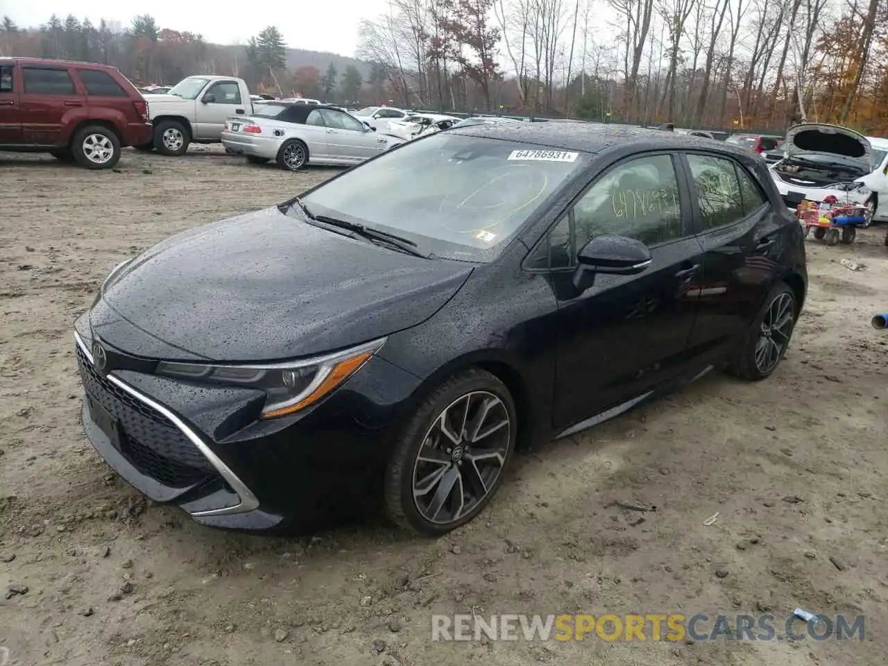 2 Photograph of a damaged car JTNK4RBE2K3039762 TOYOTA COROLLA 2019