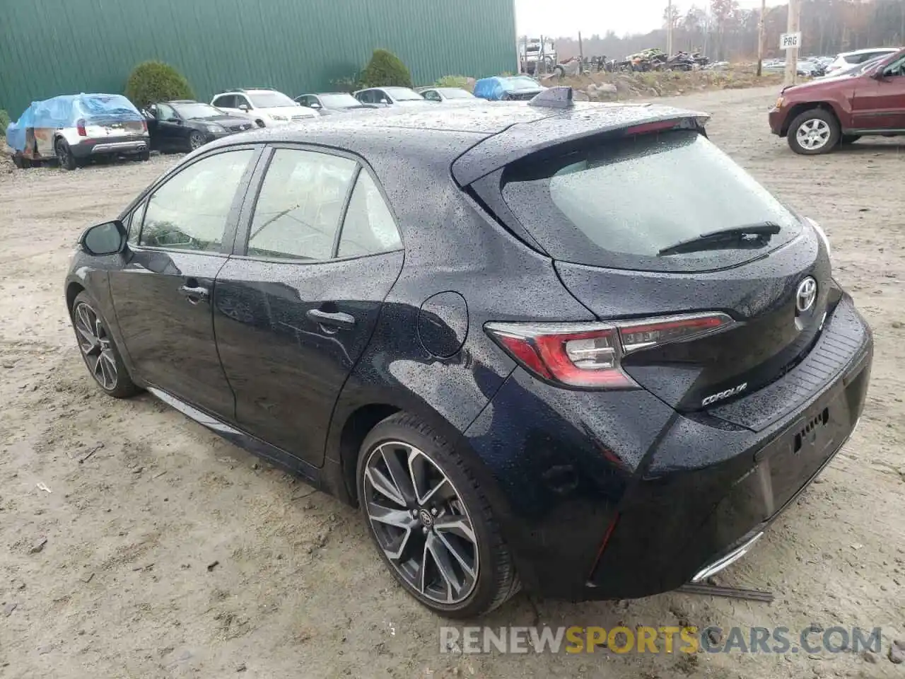 3 Photograph of a damaged car JTNK4RBE2K3039762 TOYOTA COROLLA 2019