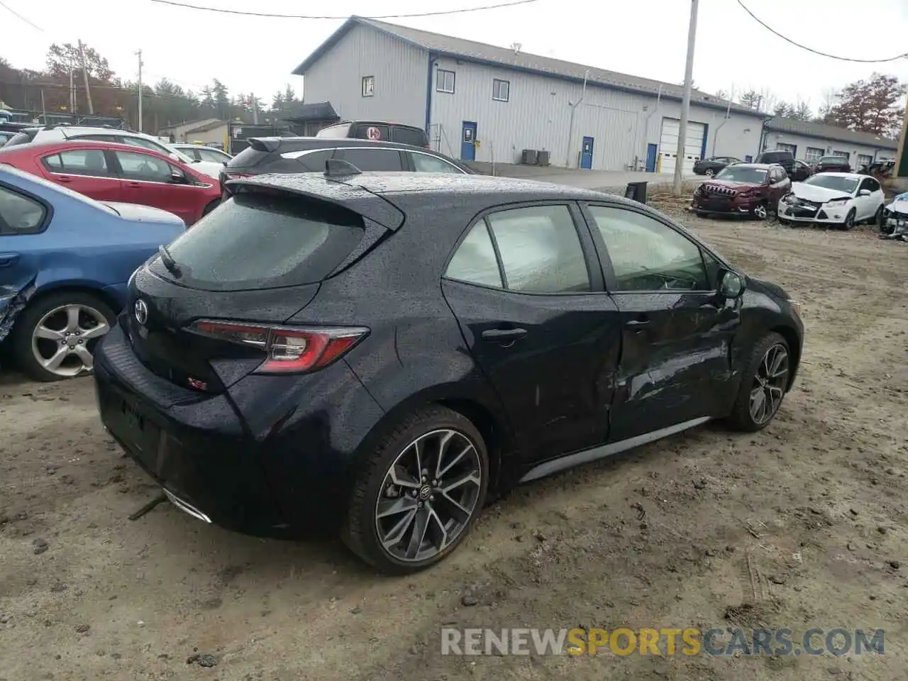 4 Photograph of a damaged car JTNK4RBE2K3039762 TOYOTA COROLLA 2019