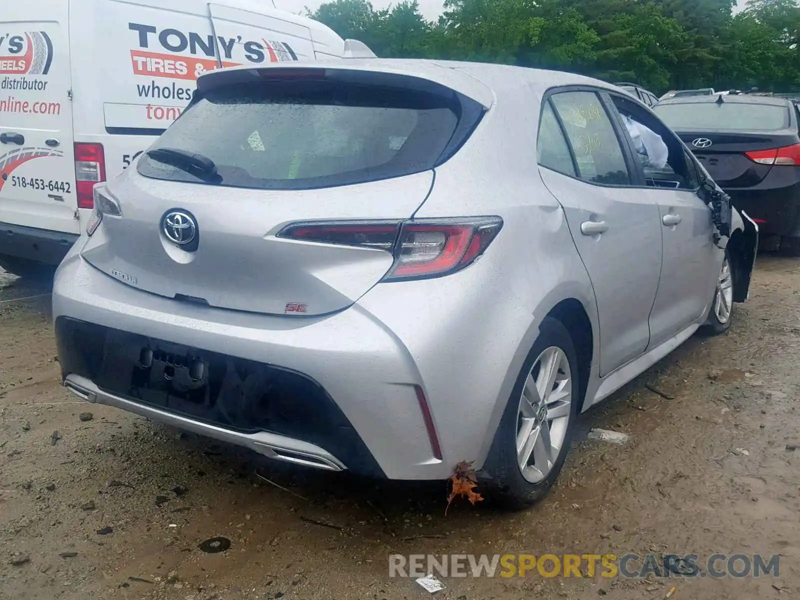 4 Photograph of a damaged car JTNK4RBE2K3041351 TOYOTA COROLLA 2019