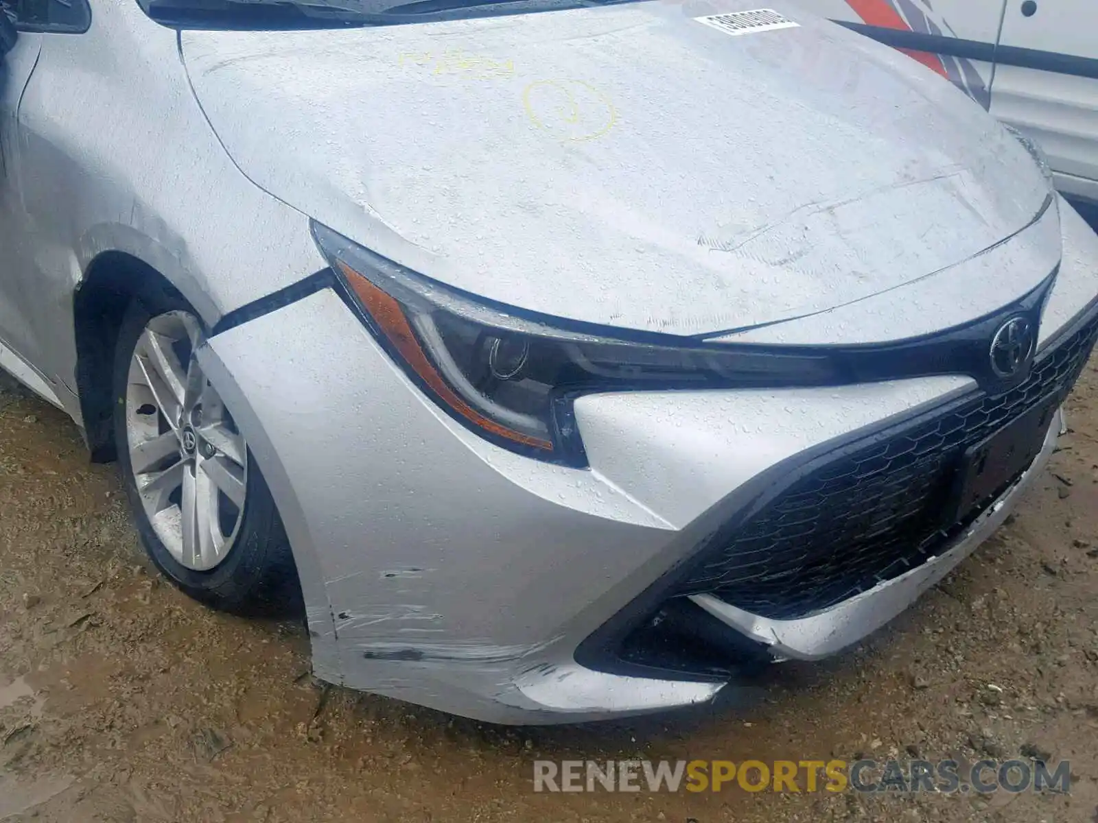 9 Photograph of a damaged car JTNK4RBE2K3041351 TOYOTA COROLLA 2019