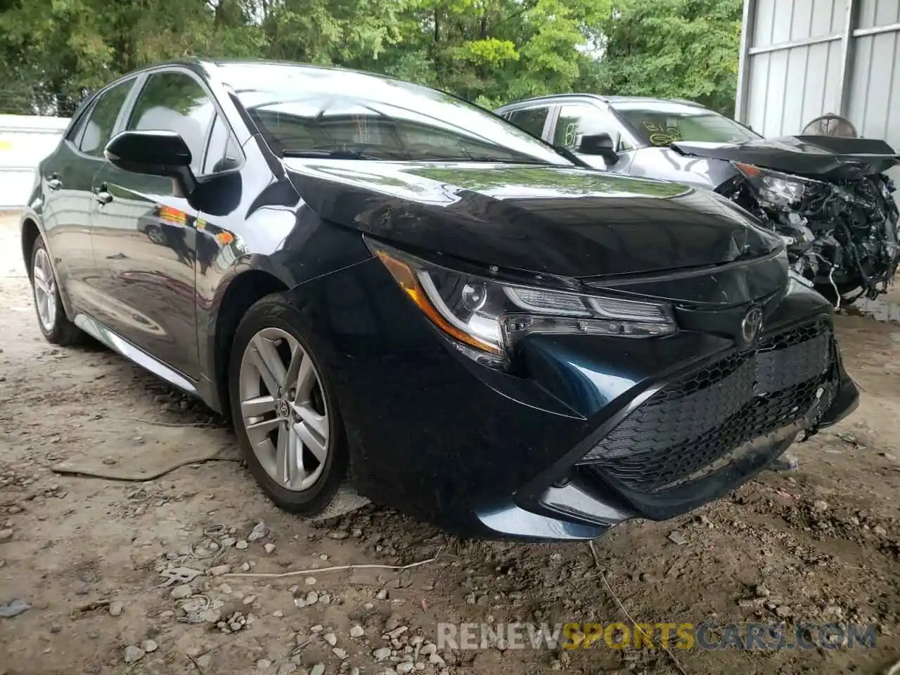 1 Photograph of a damaged car JTNK4RBE2K3041446 TOYOTA COROLLA 2019