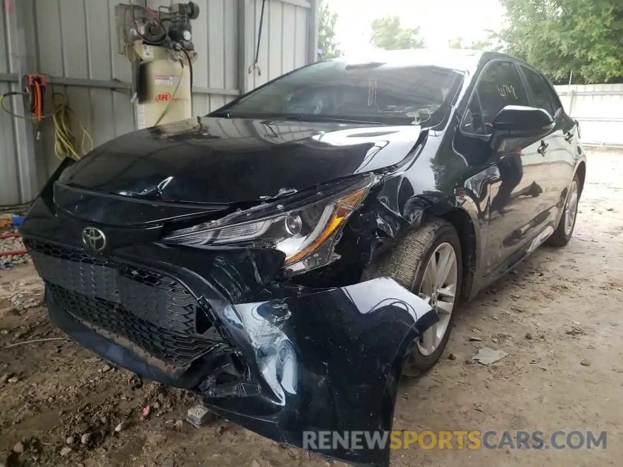 2 Photograph of a damaged car JTNK4RBE2K3041446 TOYOTA COROLLA 2019