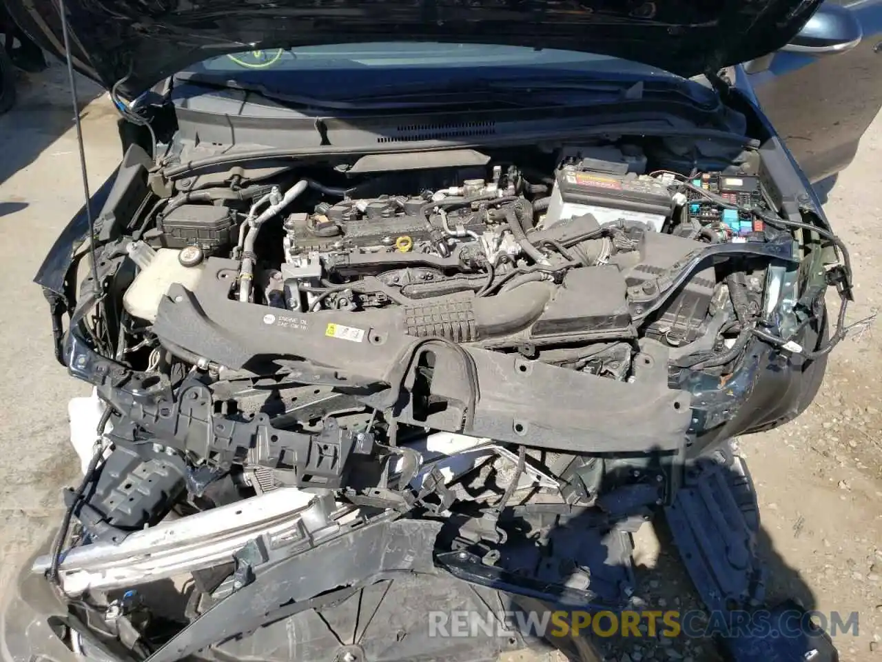 7 Photograph of a damaged car JTNK4RBE2K3043620 TOYOTA COROLLA 2019