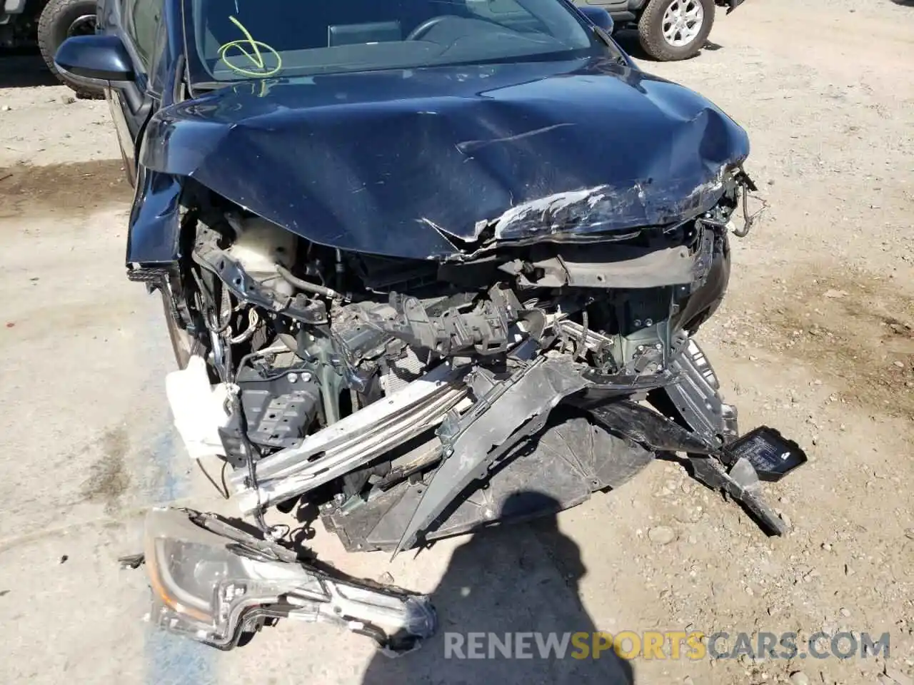 9 Photograph of a damaged car JTNK4RBE2K3043620 TOYOTA COROLLA 2019