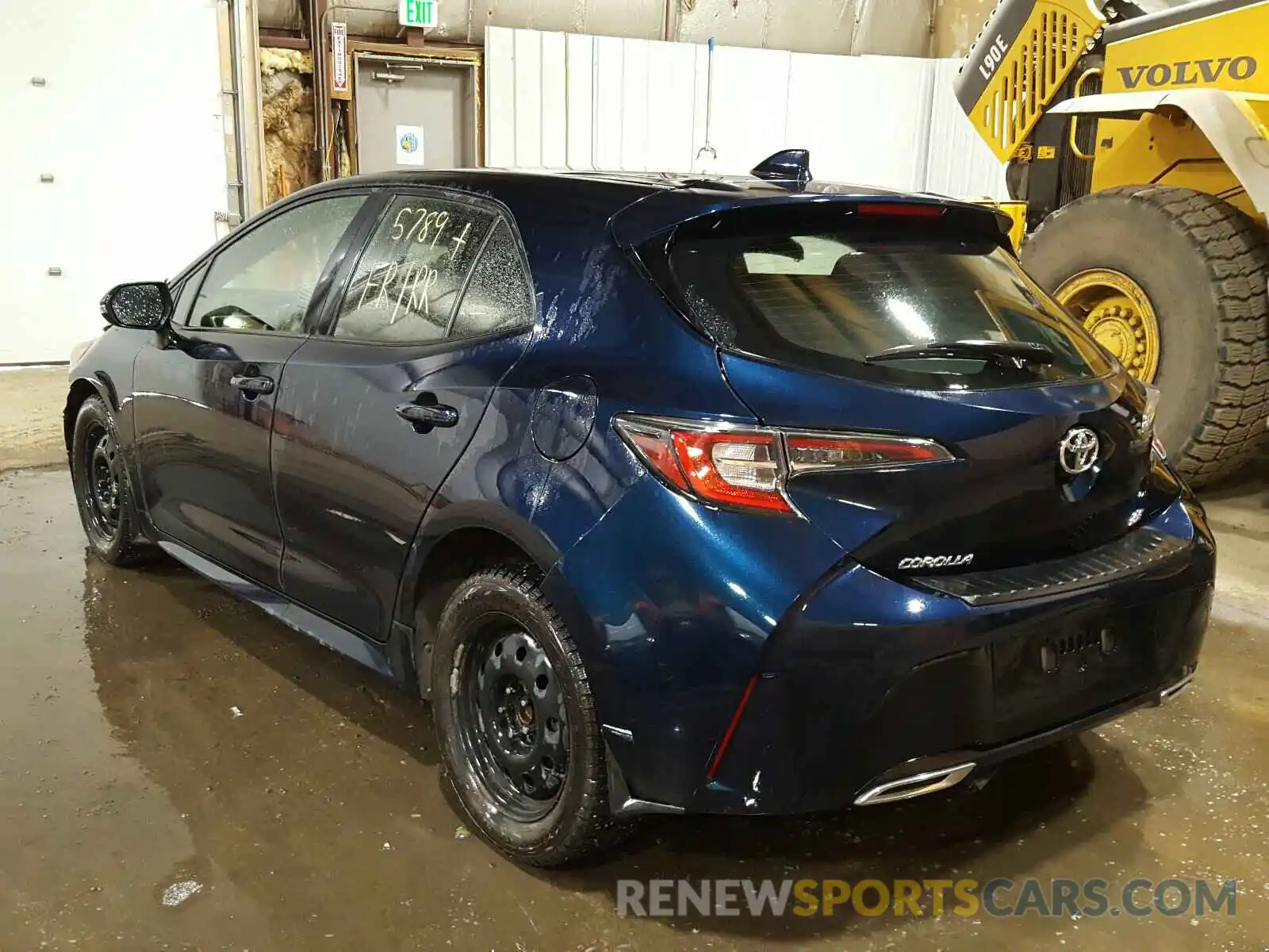 3 Photograph of a damaged car JTNK4RBE2K3045853 TOYOTA COROLLA 2019