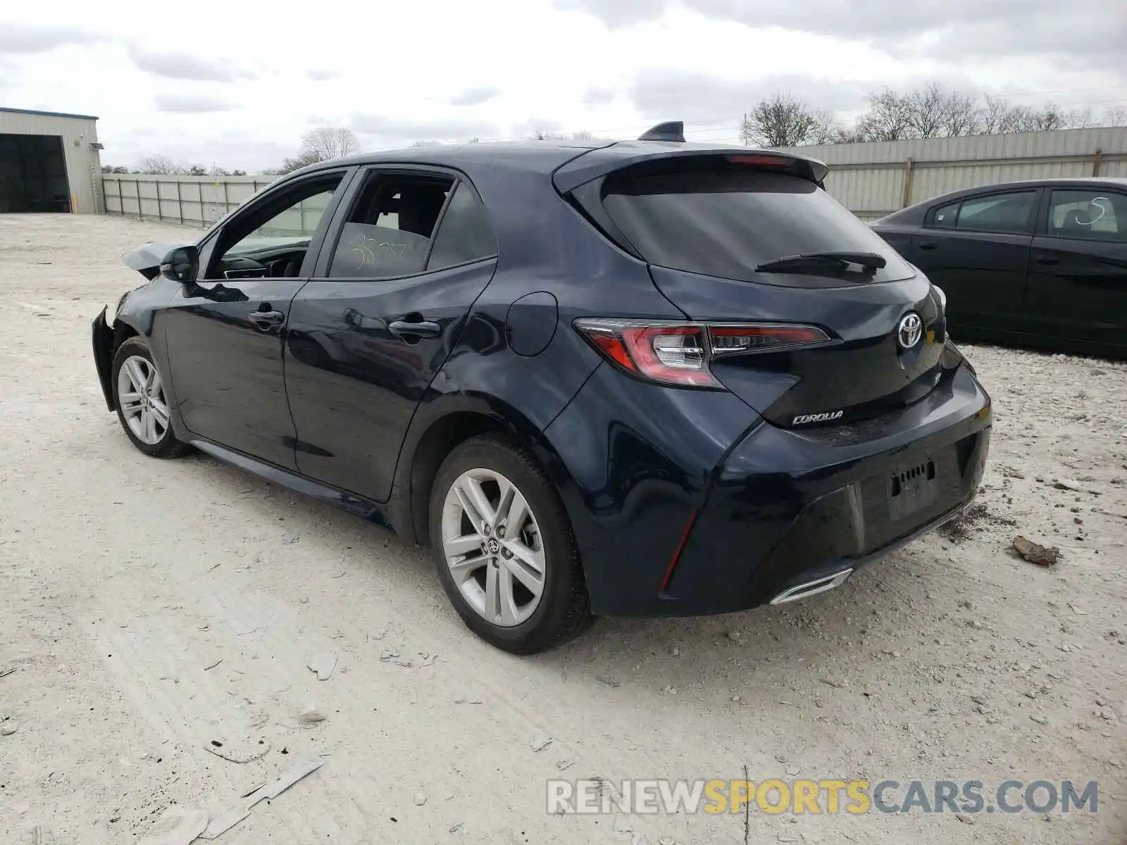 3 Photograph of a damaged car JTNK4RBE2K3046209 TOYOTA COROLLA 2019