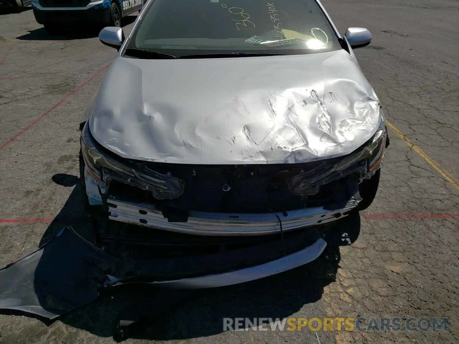 9 Photograph of a damaged car JTNK4RBE2K3046243 TOYOTA COROLLA 2019