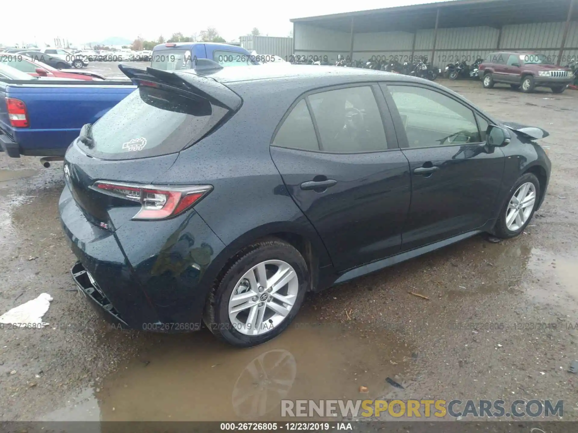 4 Photograph of a damaged car JTNK4RBE2K3048235 TOYOTA COROLLA 2019