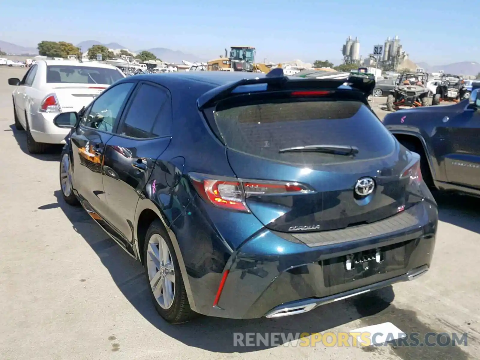 3 Photograph of a damaged car JTNK4RBE2K3049031 TOYOTA COROLLA 2019