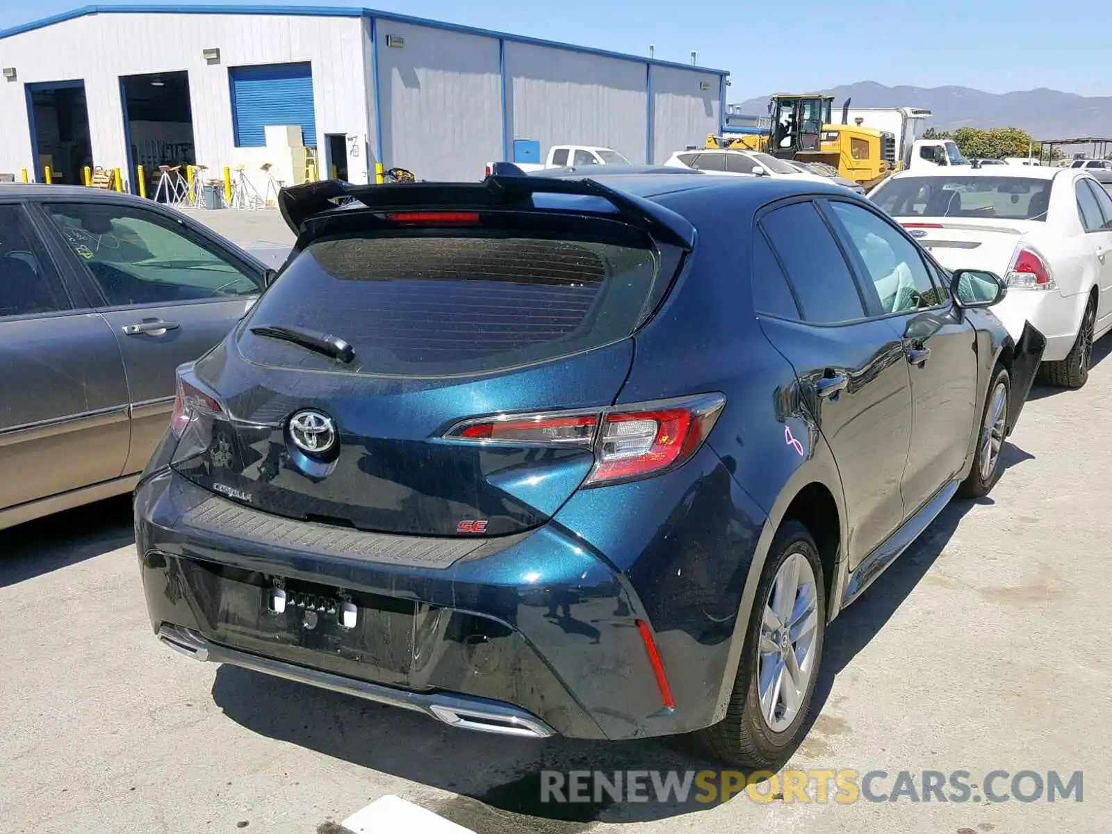 4 Photograph of a damaged car JTNK4RBE2K3049031 TOYOTA COROLLA 2019