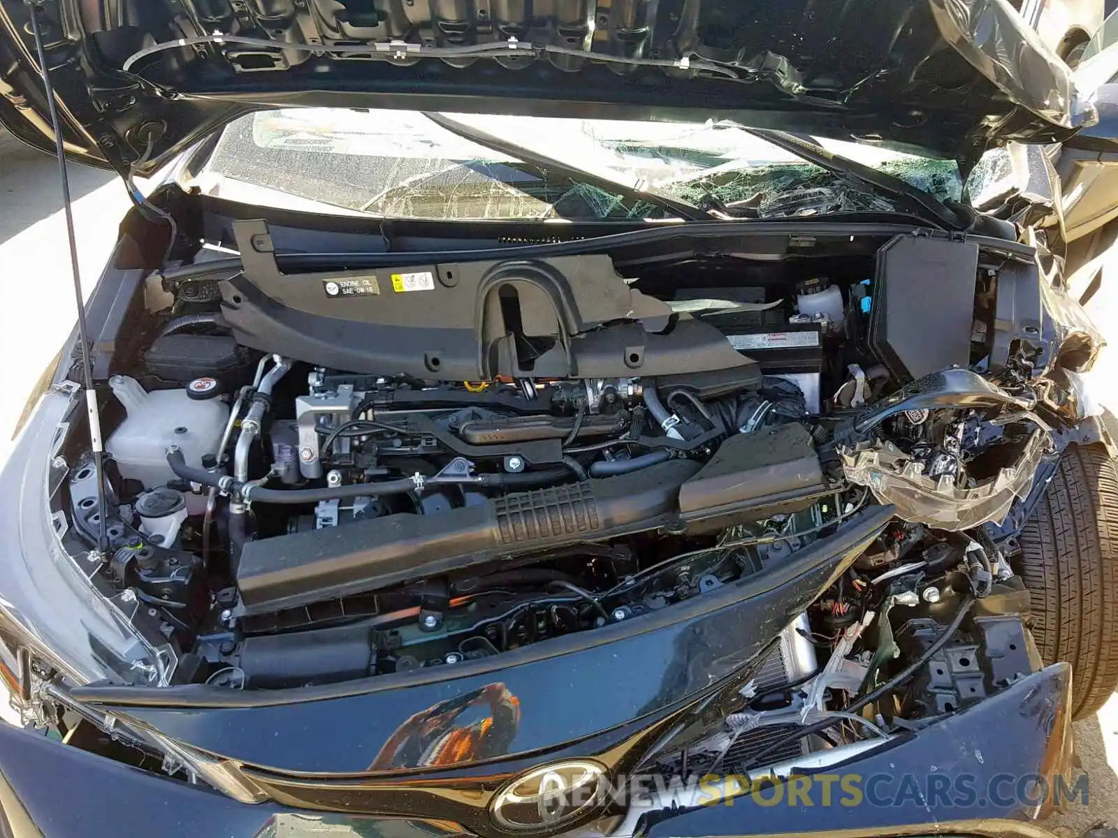 7 Photograph of a damaged car JTNK4RBE2K3049031 TOYOTA COROLLA 2019