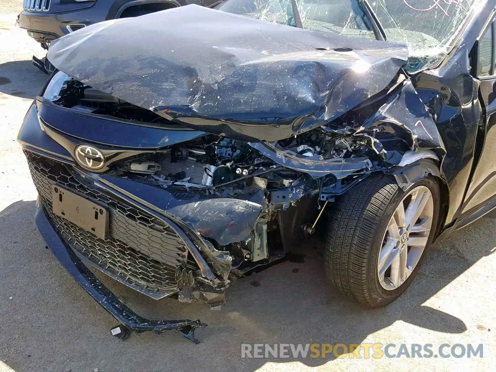 9 Photograph of a damaged car JTNK4RBE2K3049031 TOYOTA COROLLA 2019