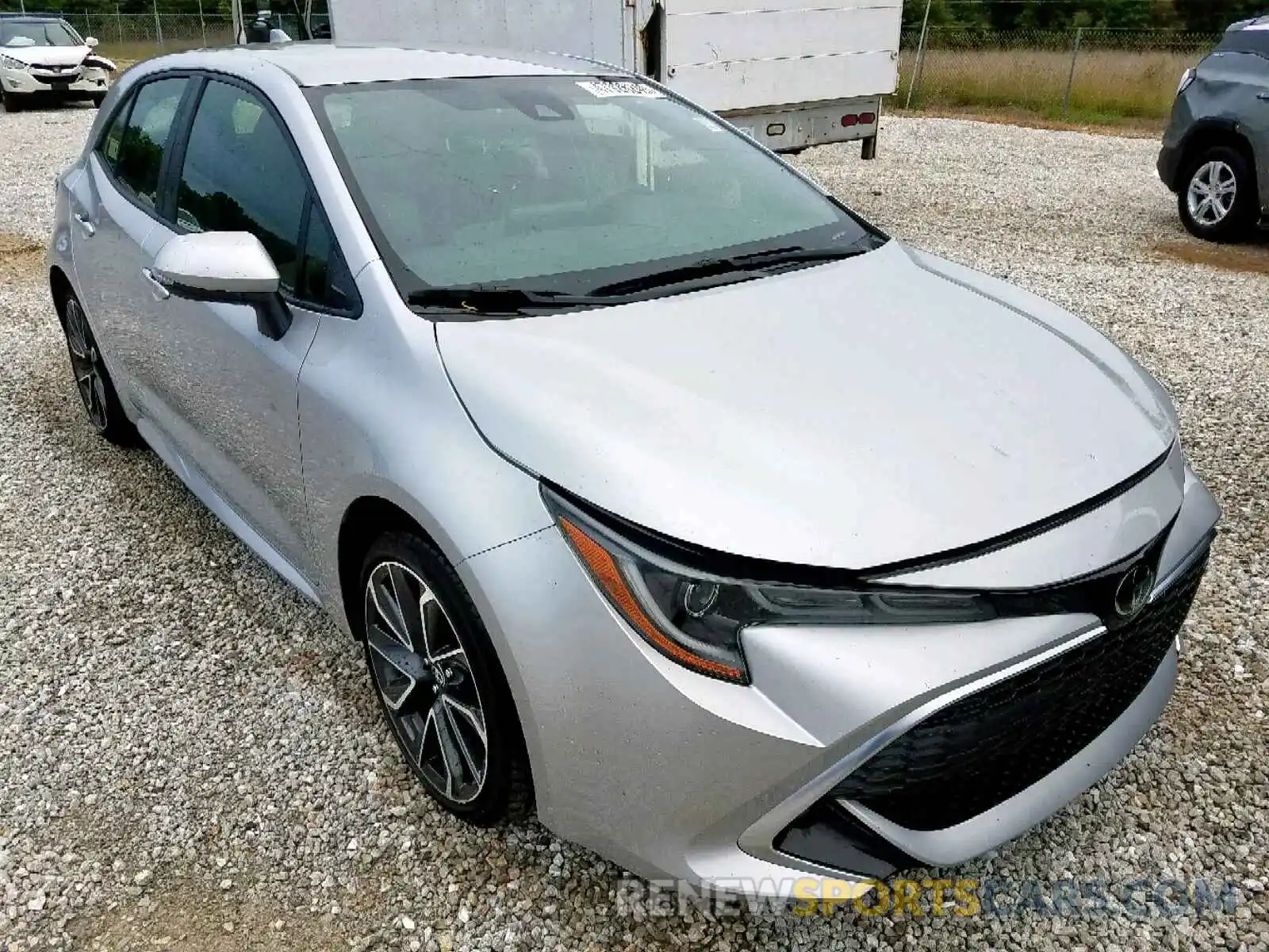 1 Photograph of a damaged car JTNK4RBE2K3049188 TOYOTA COROLLA 2019