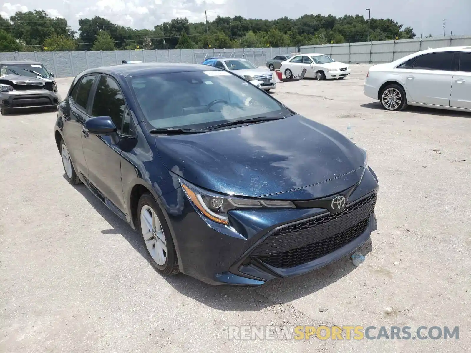 1 Photograph of a damaged car JTNK4RBE2K3049997 TOYOTA COROLLA 2019