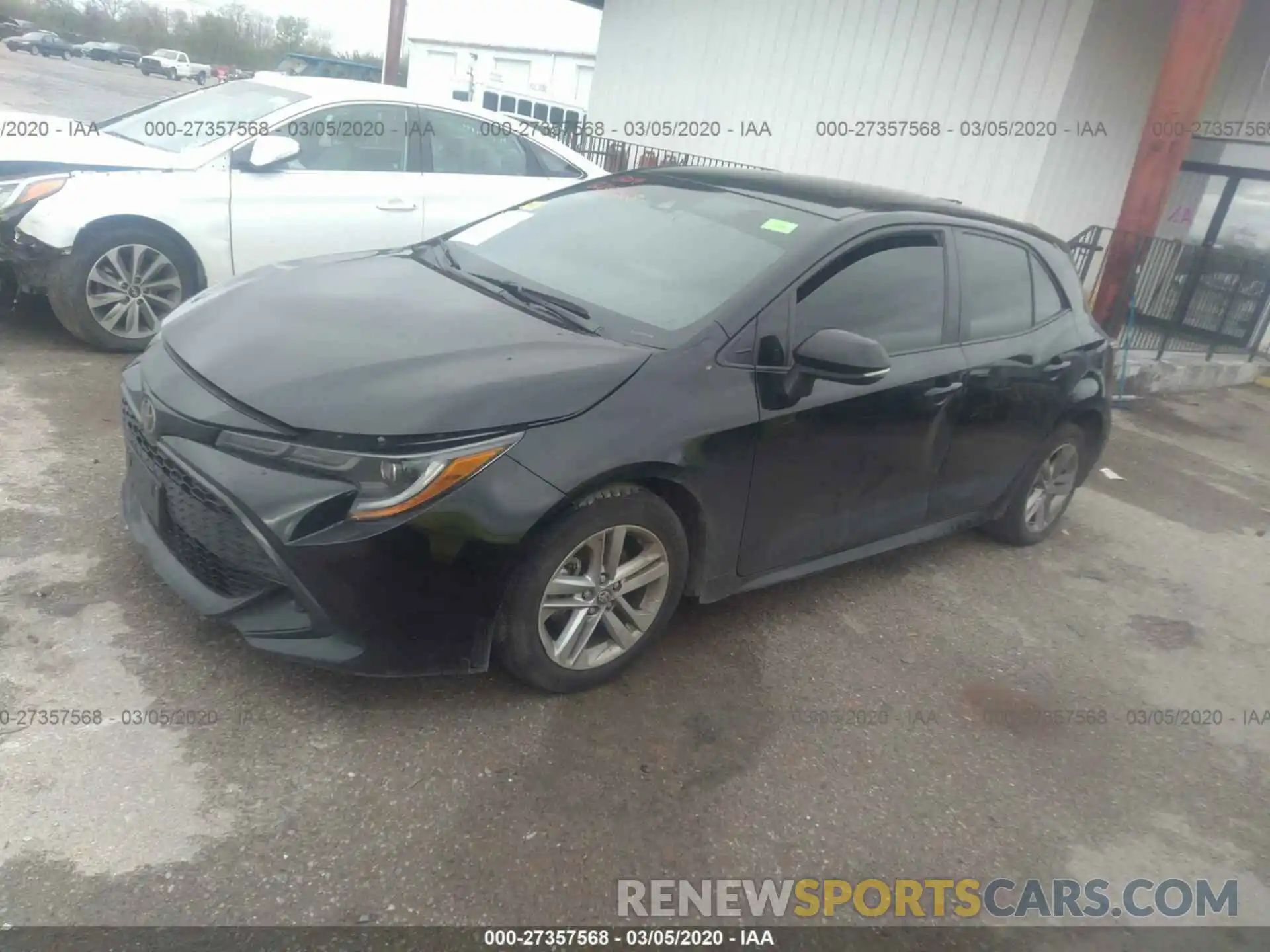 2 Photograph of a damaged car JTNK4RBE2K3051636 TOYOTA COROLLA 2019