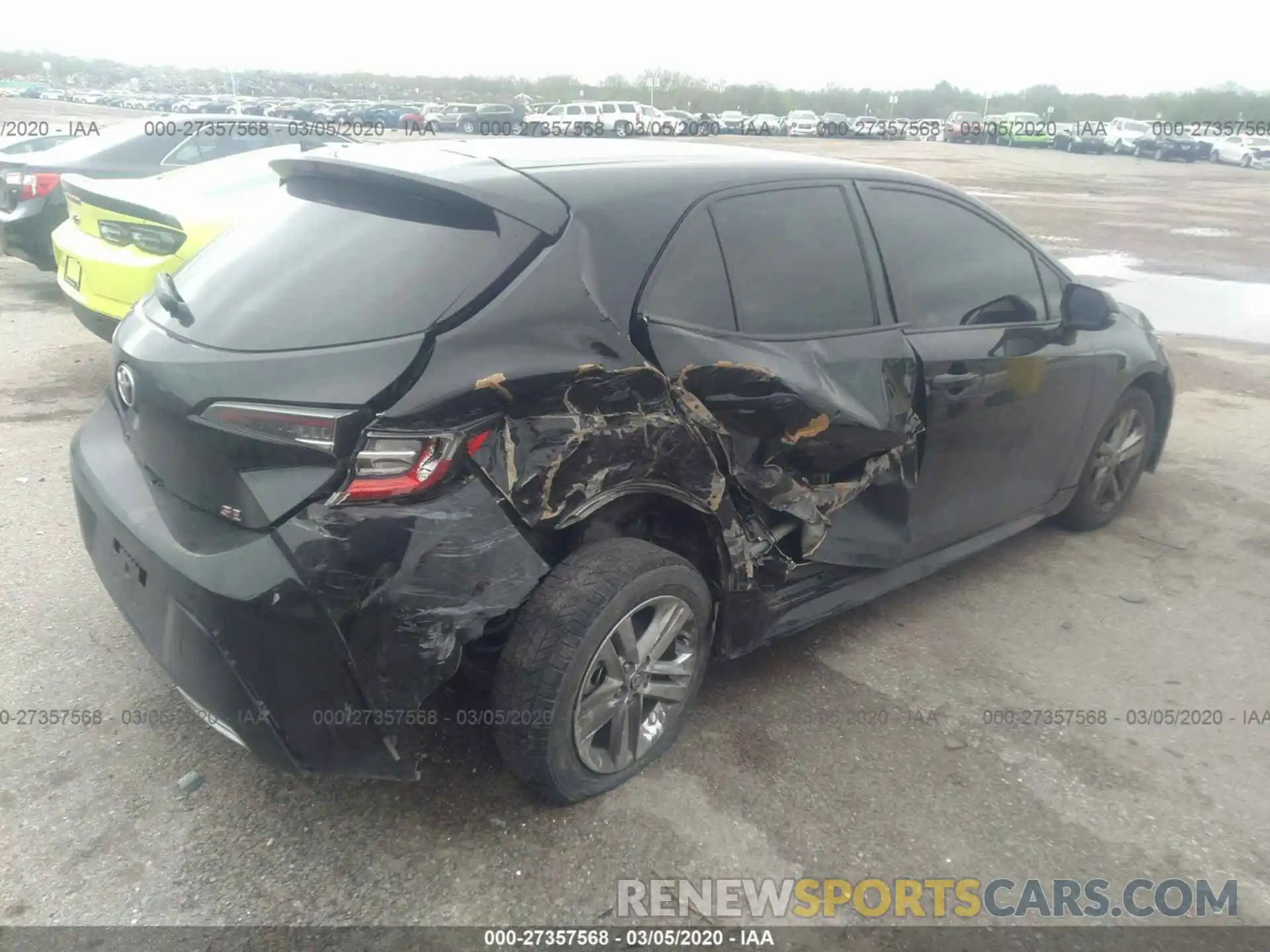 6 Photograph of a damaged car JTNK4RBE2K3051636 TOYOTA COROLLA 2019