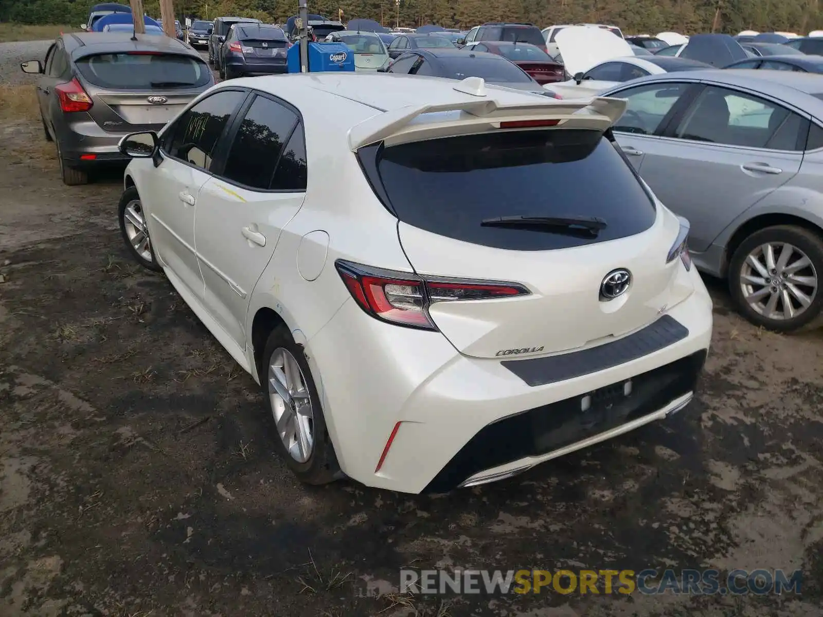 3 Photograph of a damaged car JTNK4RBE2K3053080 TOYOTA COROLLA 2019