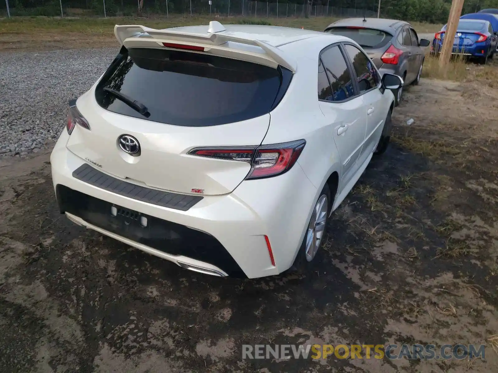 4 Photograph of a damaged car JTNK4RBE2K3053080 TOYOTA COROLLA 2019