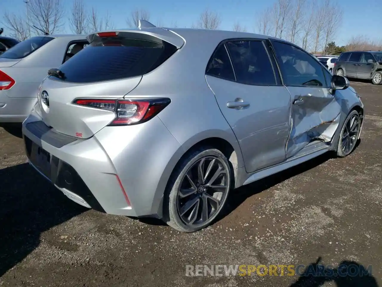 4 Photograph of a damaged car JTNK4RBE2K3057632 TOYOTA COROLLA 2019