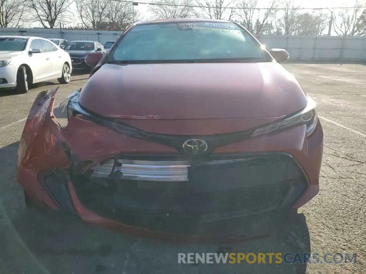 5 Photograph of a damaged car JTNK4RBE2K3058327 TOYOTA COROLLA 2019