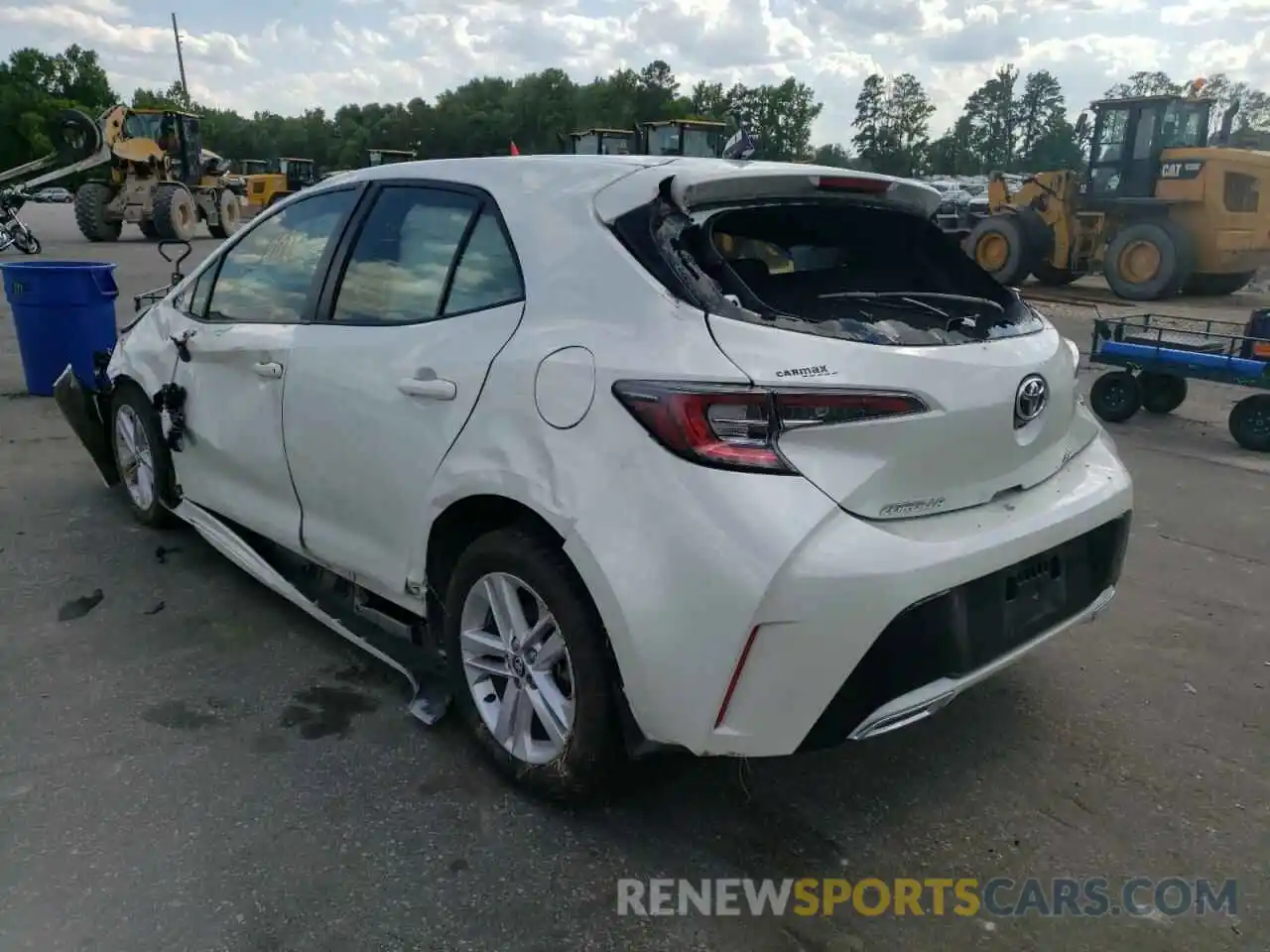 3 Photograph of a damaged car JTNK4RBE2K3058604 TOYOTA COROLLA 2019