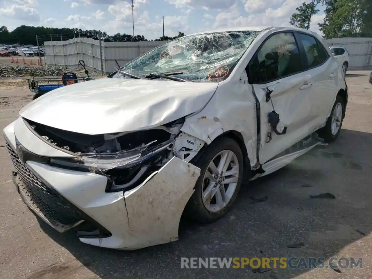 9 Photograph of a damaged car JTNK4RBE2K3058604 TOYOTA COROLLA 2019