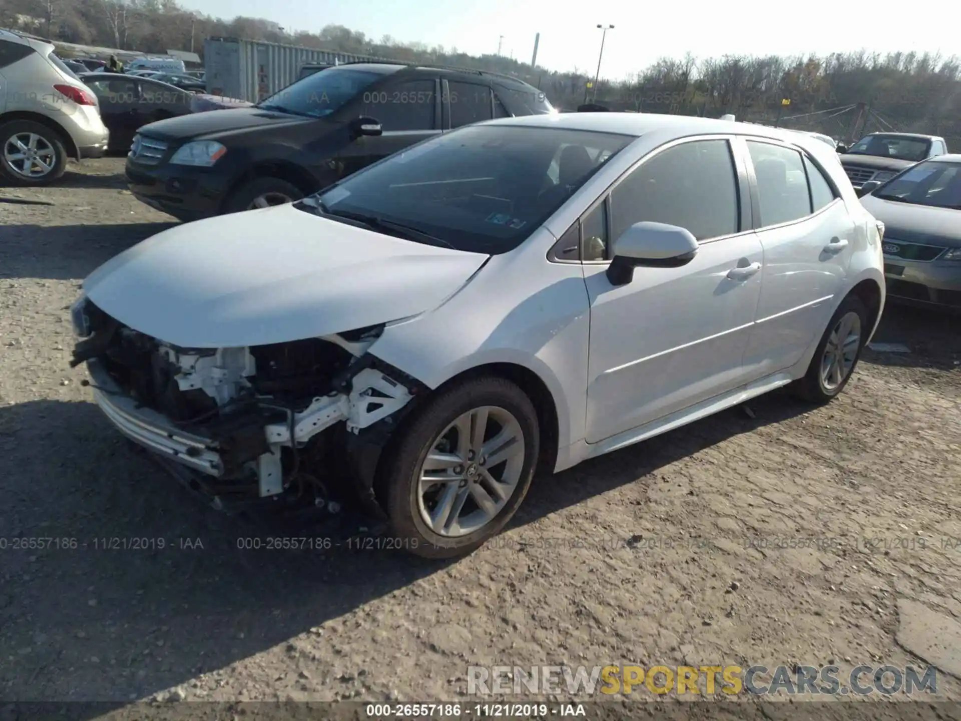 2 Photograph of a damaged car JTNK4RBE2K3058800 TOYOTA COROLLA 2019