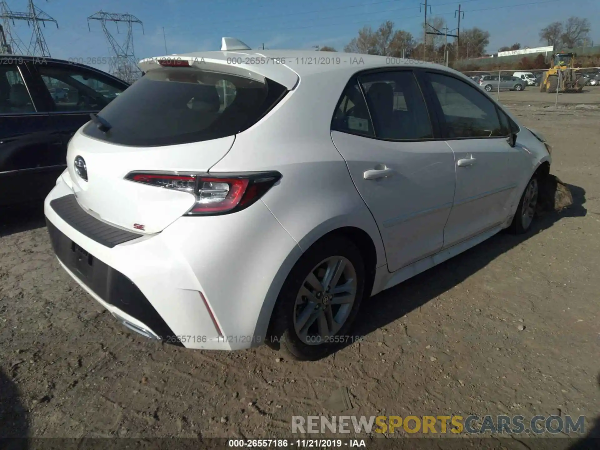 4 Photograph of a damaged car JTNK4RBE2K3058800 TOYOTA COROLLA 2019