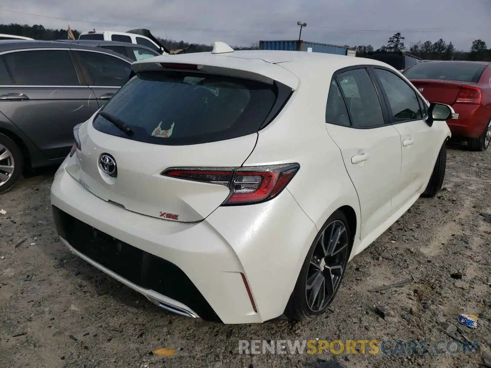 4 Photograph of a damaged car JTNK4RBE2K3059249 TOYOTA COROLLA 2019