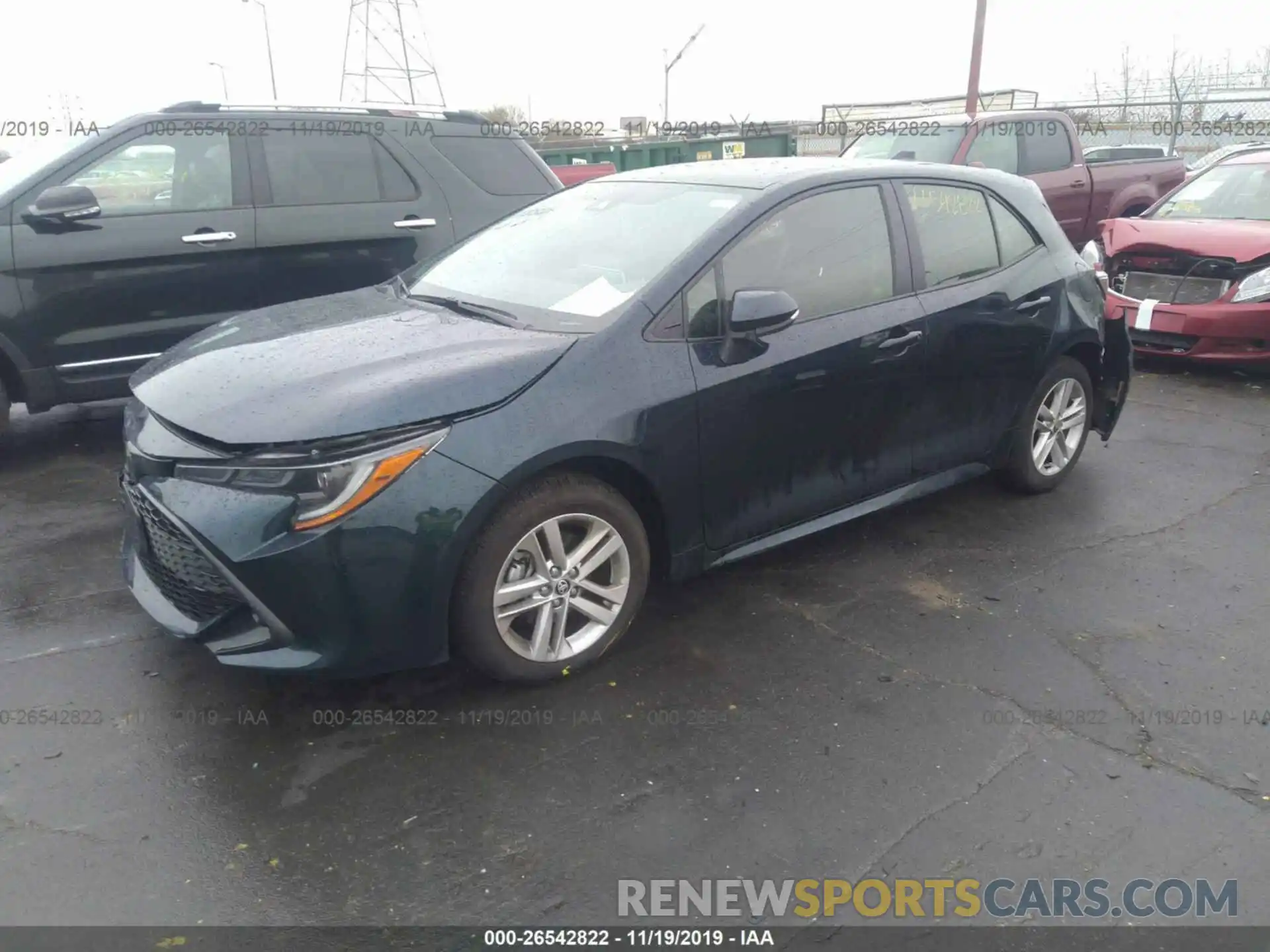 2 Photograph of a damaged car JTNK4RBE2K3060742 TOYOTA COROLLA 2019