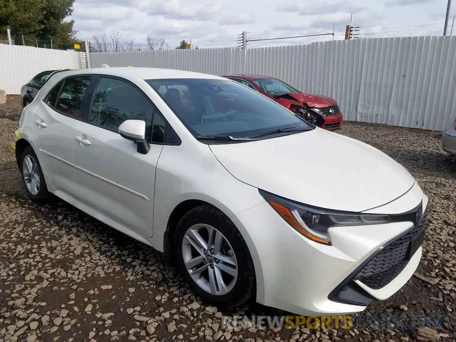 1 Photograph of a damaged car JTNK4RBE2K3060773 TOYOTA COROLLA 2019