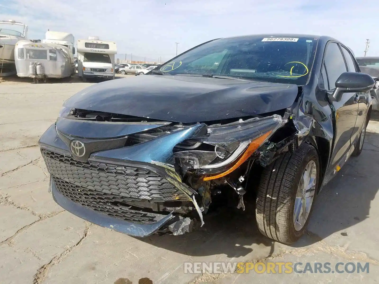 9 Photograph of a damaged car JTNK4RBE2K3061177 TOYOTA COROLLA 2019