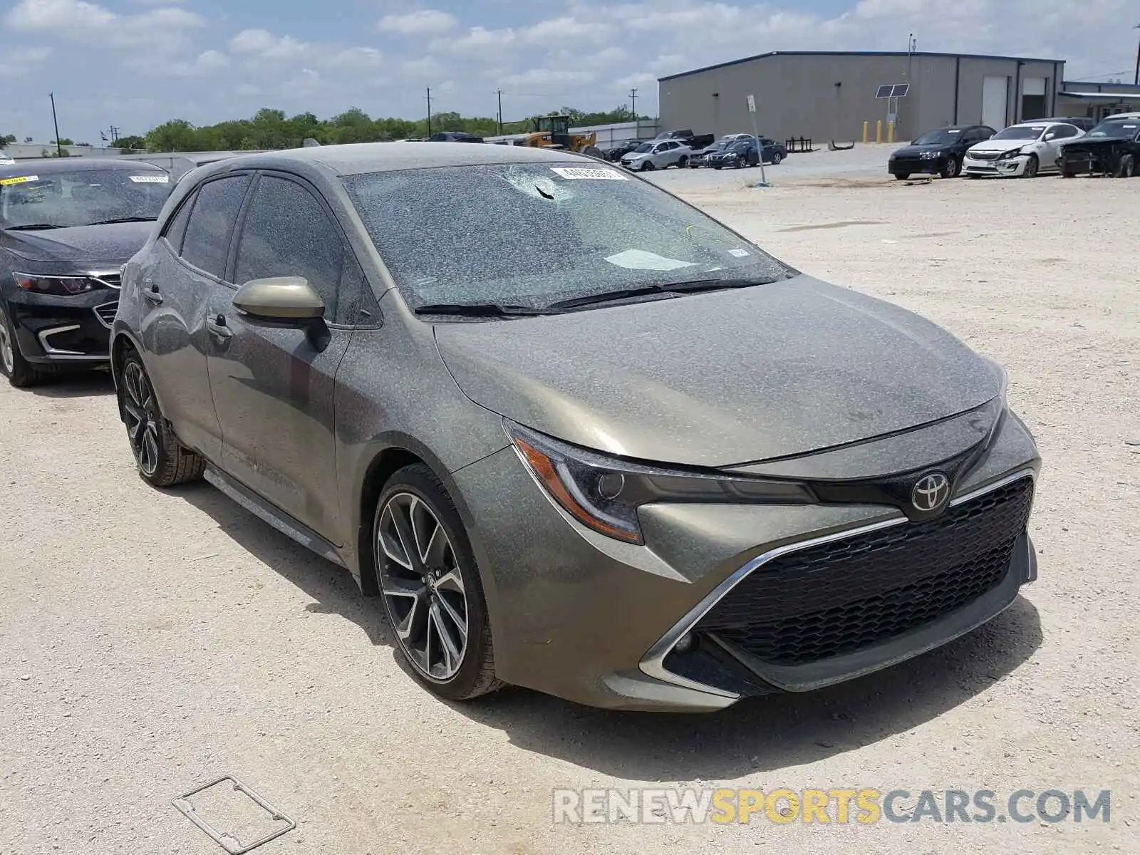 1 Photograph of a damaged car JTNK4RBE2K3061311 TOYOTA COROLLA 2019