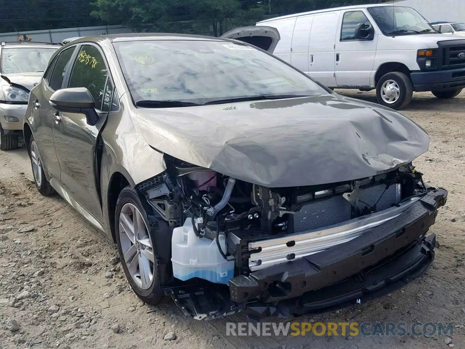 1 Photograph of a damaged car JTNK4RBE2K3061437 TOYOTA COROLLA 2019