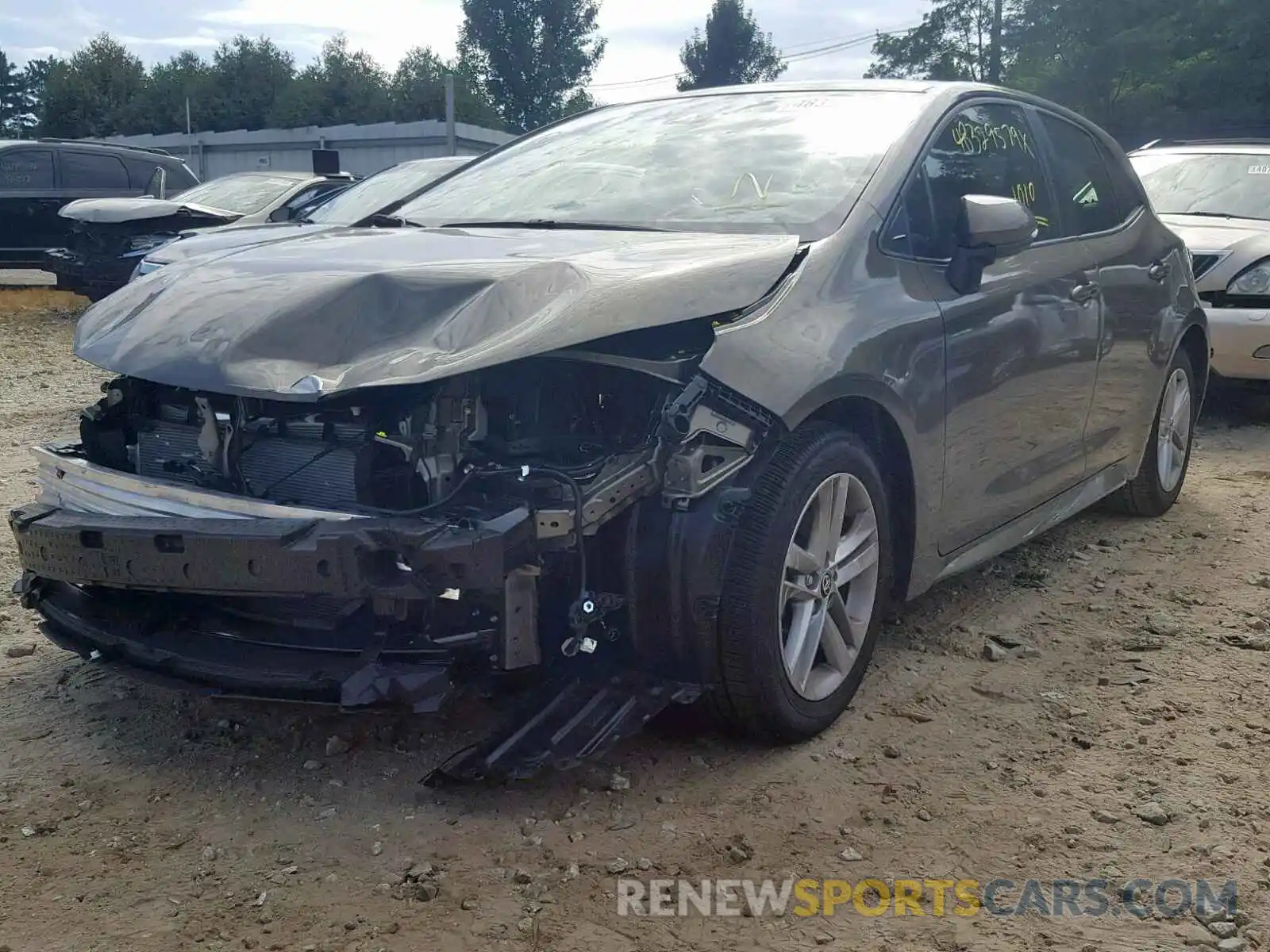 2 Photograph of a damaged car JTNK4RBE2K3061437 TOYOTA COROLLA 2019