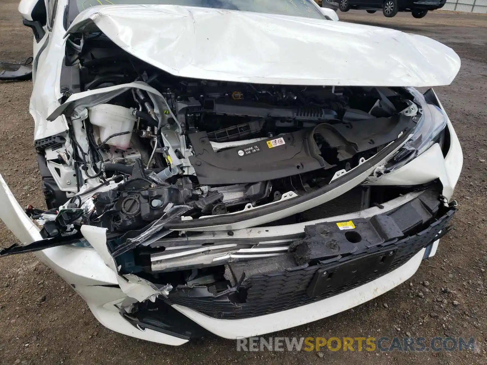 9 Photograph of a damaged car JTNK4RBE2K3064015 TOYOTA COROLLA 2019