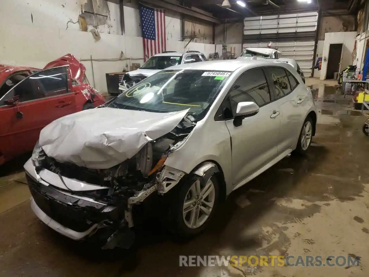 2 Photograph of a damaged car JTNK4RBE2K3064595 TOYOTA COROLLA 2019