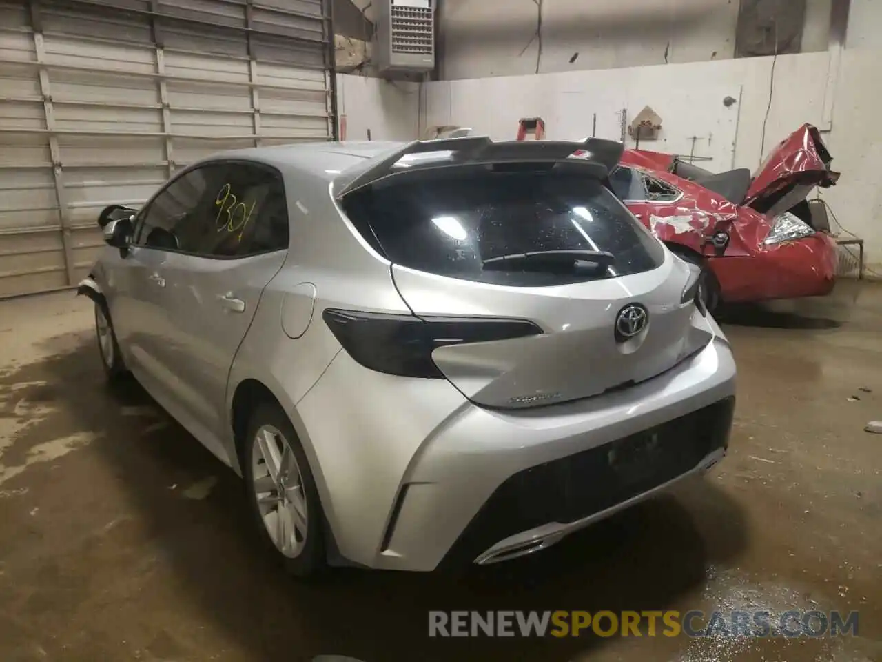 3 Photograph of a damaged car JTNK4RBE2K3064595 TOYOTA COROLLA 2019