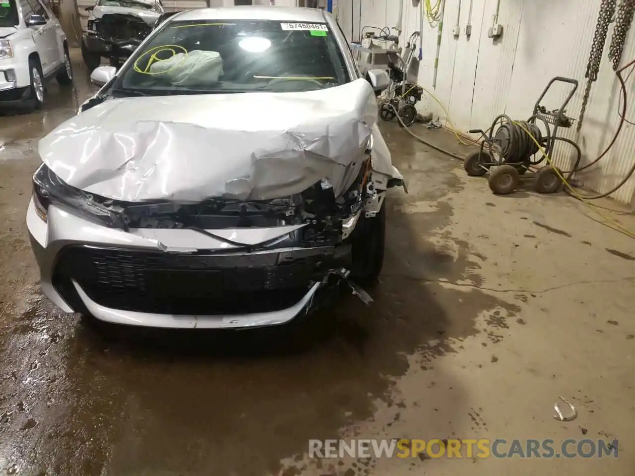 9 Photograph of a damaged car JTNK4RBE2K3064595 TOYOTA COROLLA 2019