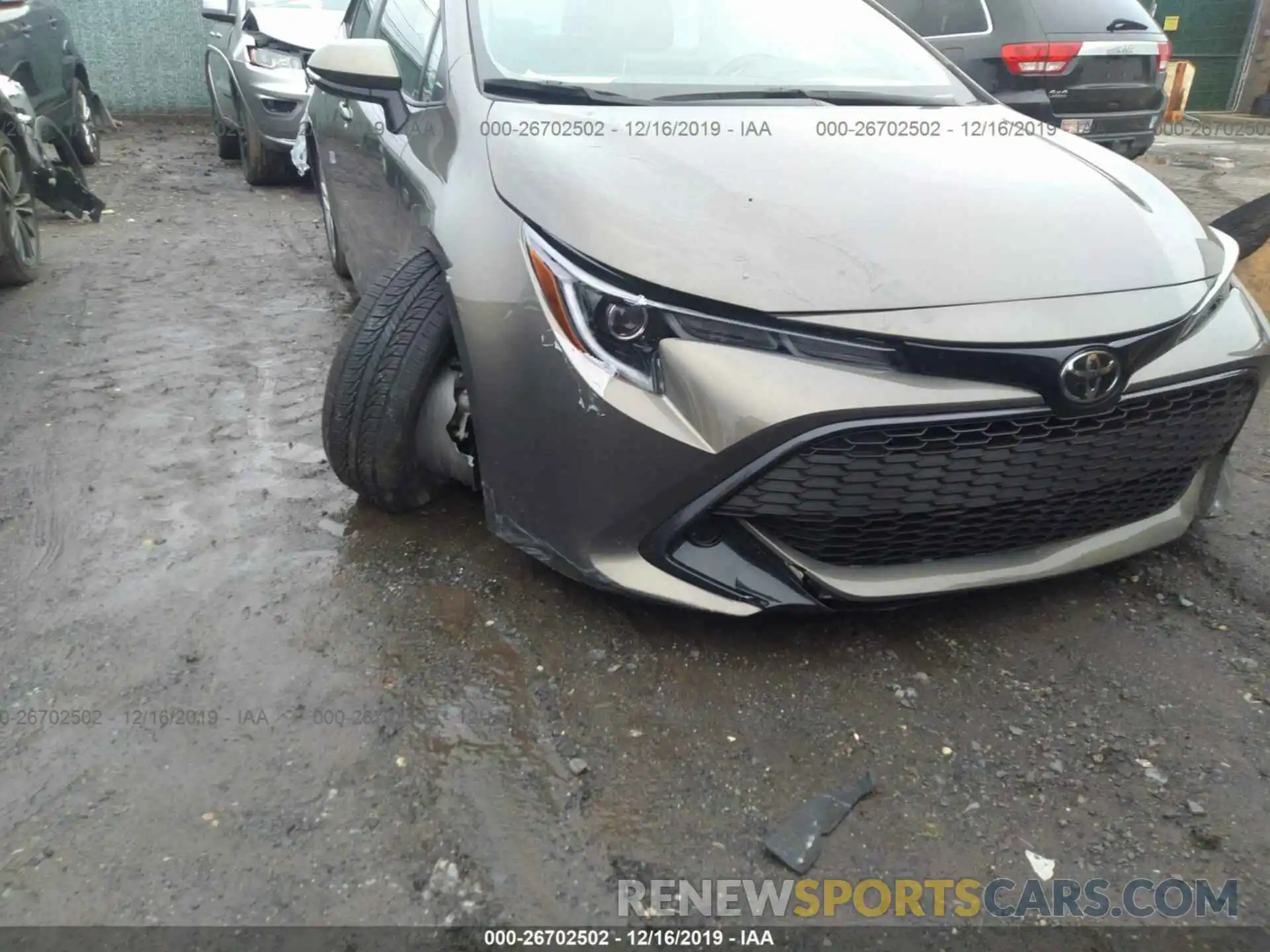 6 Photograph of a damaged car JTNK4RBE3K3000436 TOYOTA COROLLA 2019