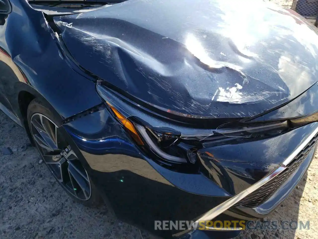 10 Photograph of a damaged car JTNK4RBE3K3001697 TOYOTA COROLLA 2019