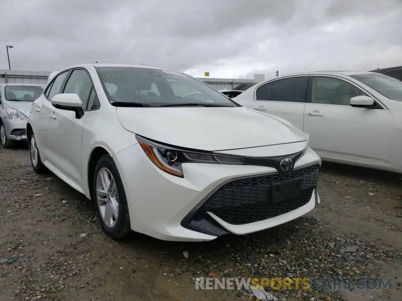 1 Photograph of a damaged car JTNK4RBE3K3004955 TOYOTA COROLLA 2019